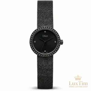 Dior Montre Cadran Noir Bracelet Noir