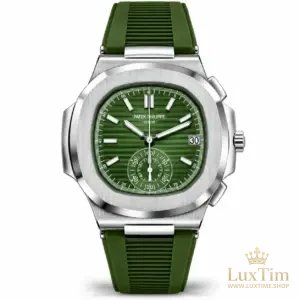 Patek Philippe Nautilus Chronographe Montre Cadran Vert – vue 1