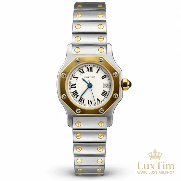 Cartier Santos Montre Automatique 29 mm Cadran Blanc – vue 1