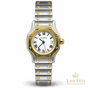 Cartier Santos Montre Automatique 30 mm 29662 Cadran Blanc – vue 1