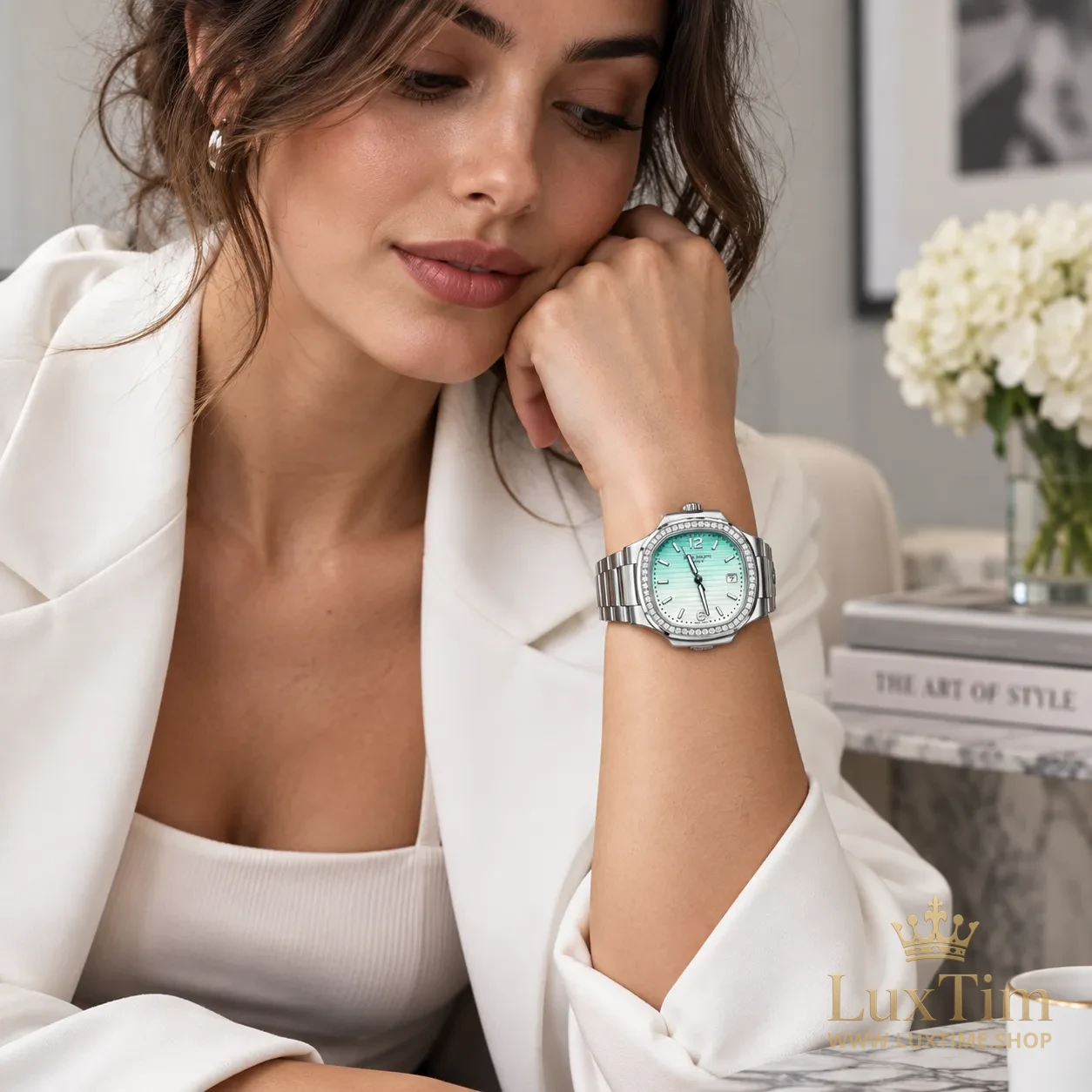 Patek Philippe Nautilus Montre Automatique 35 mm Sertie Réplique