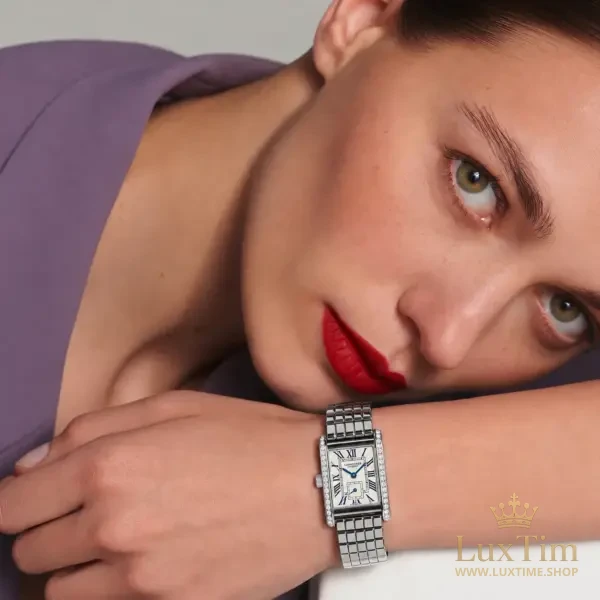 Longines DolceVita Montre Cadran Argenté Lunette Sertie – vue 2
