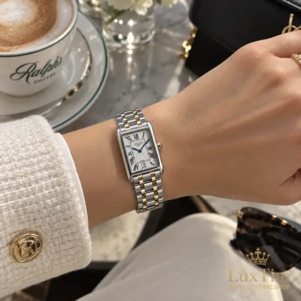 Longines DolceVita Montre Quartz 17.4 × 27 mm L5.258.5 Cadran Argenté – vue 2