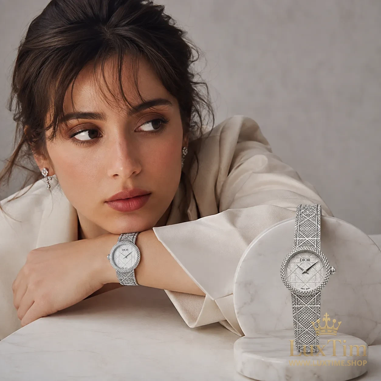 Dior Montre Cadran Argenté
