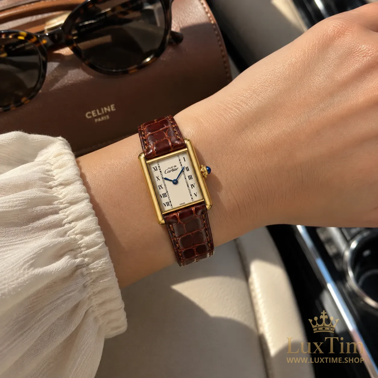 Cartier Tank Must de Cartier Montre Quartz Cadran Ivoire