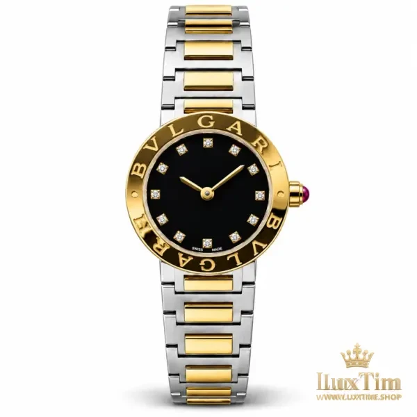 Bvlgari Bvlgari Montre Bicolore Cadran Noir – vue 1