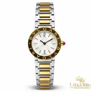 Bvlgari Bvlgari Montre Bicolore Cadran Nacré Acier / Or jaune