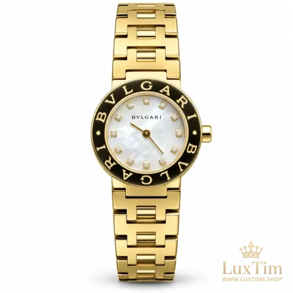 Bvlgari Bvlgari Montre Cadran Nacré Or jaune Sertie – vue 1