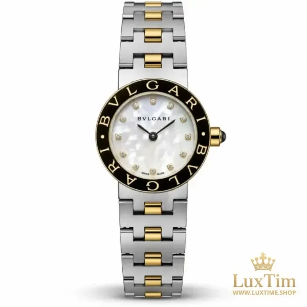 Bvlgari Bvlgari Montre Bicolore Cadran Blanc nacré – vue 1