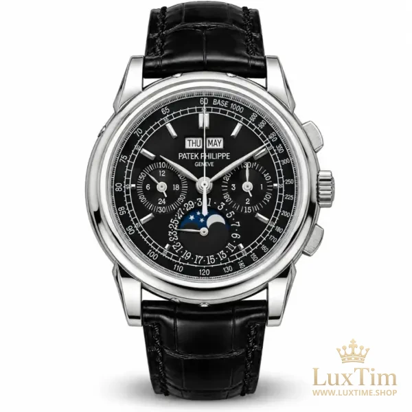 Patek Philippe Quantième Perpétuel Montre à remontage manuel 40 mm 5970P-001 Cadran Noir – vue 1