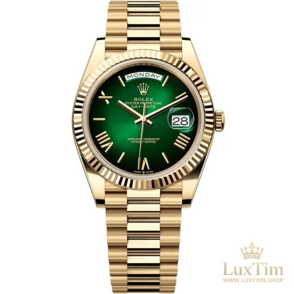 Rolex Day-Date Montre Automatique 40 mm 228238 Cadran Vert – vue 1