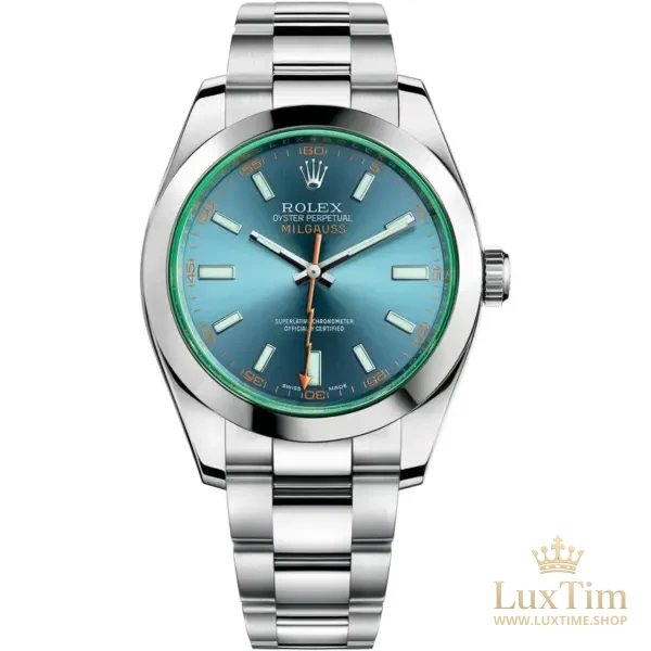 Rolex Milgauss Montre Automatique 40 mm 116400GV Cadran Bleu – vue 1
