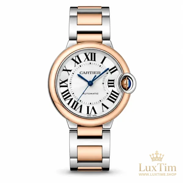 Cartier Ballon Bleu de Cartier Montre Automatique 36 mm Cadran Argenté