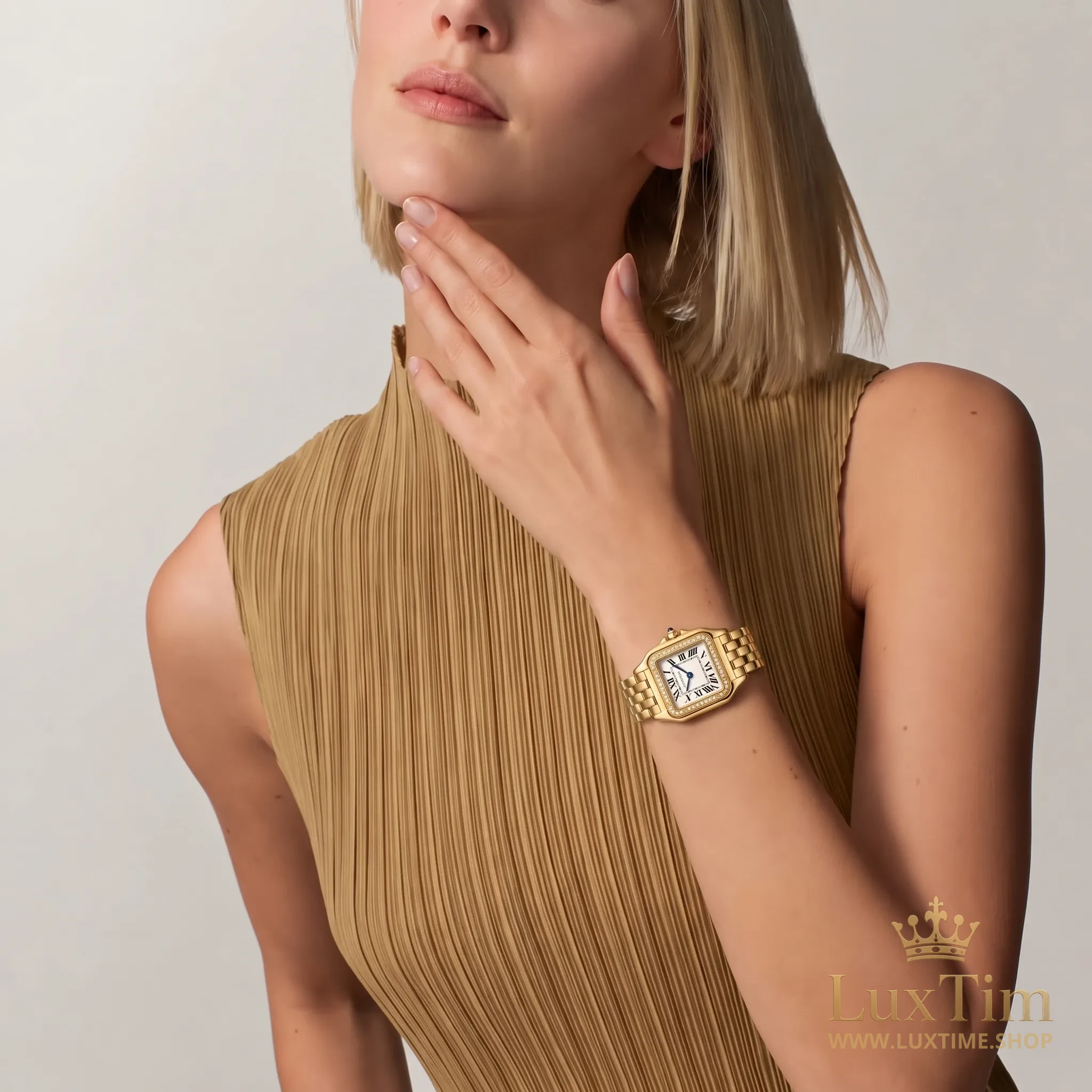 Cartier Panthère de Cartier Montre Quartz WJPN0085 Cadran Argenté