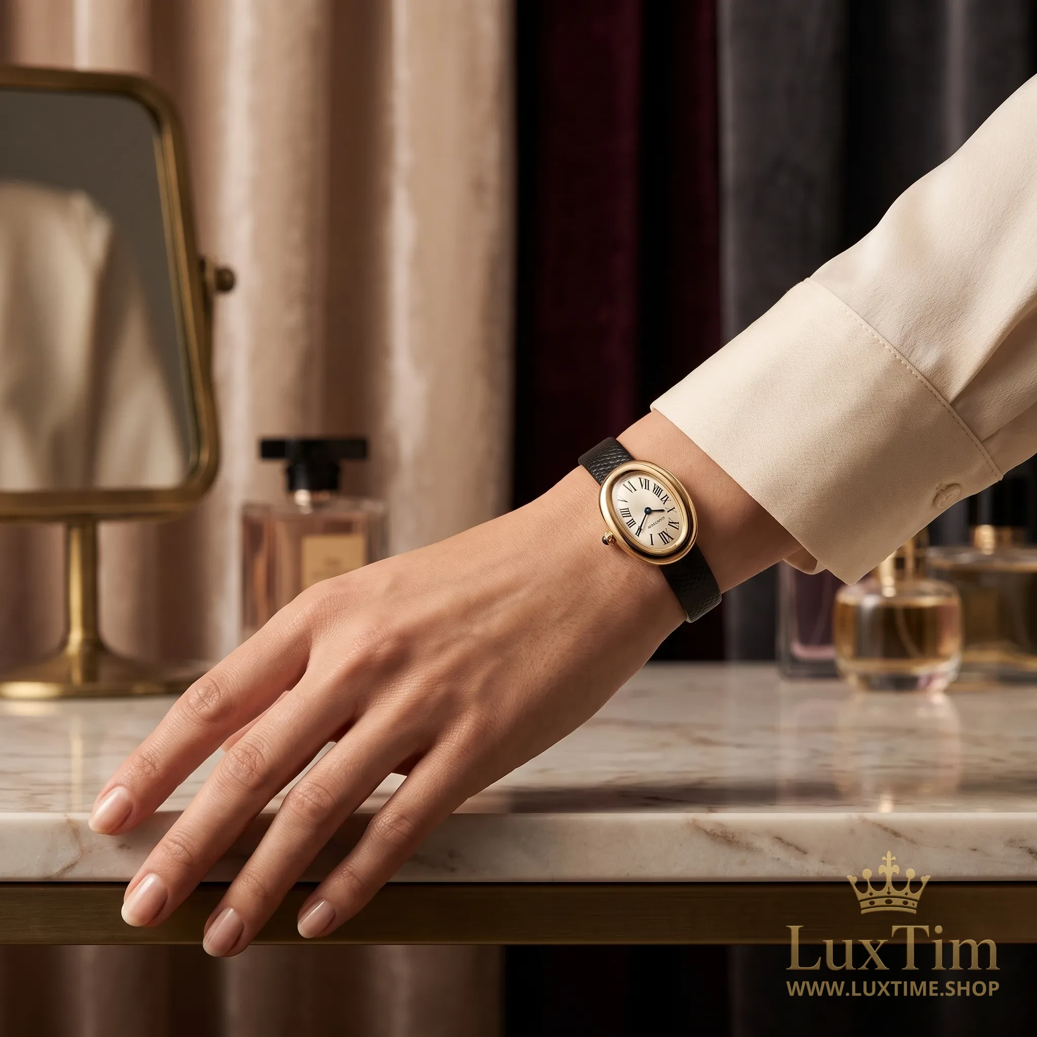 Cartier Baignoire de Cartier Montre Quartz WGBA0042 Cadran Blanc
