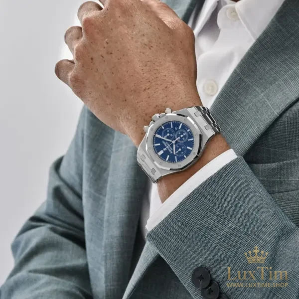 Audemars Piguet Royal Oak Chronographe Montre Automatique 41 mm 26320ST Cadran Bleu – vue 2