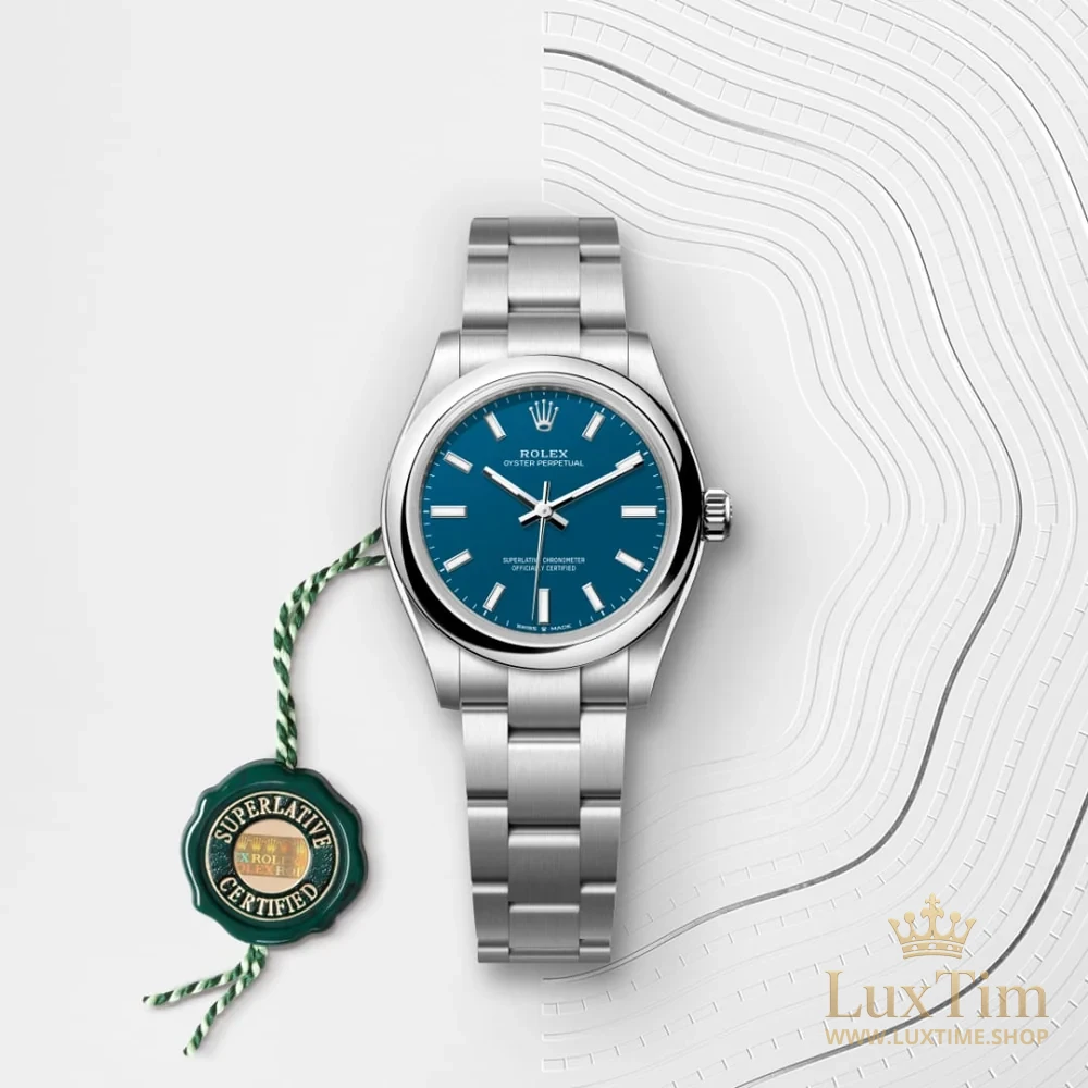 Rolex Oyster Perpetual Montre Automatique 31 mm 277200 Cadran Bleu