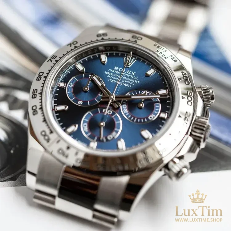 Rolex Daytona Montre Automatique 40 mm 116509 Cadran Bleu