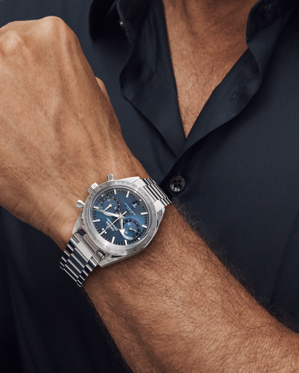 Omega Speedmaster ’57 Montre à remontage manuel 40.5 mm 332.10.41 Cadran Bleu
