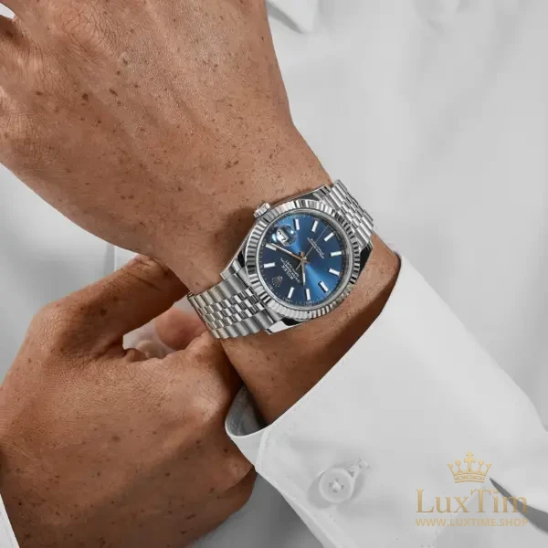 Rolex Datejust Montre Automatique 41 mm 126334-0002 Cadran Bleu – vue 2