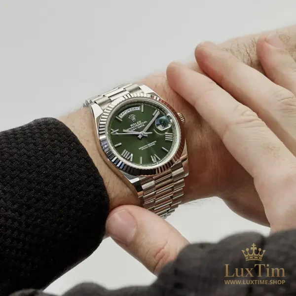 Rolex Day-Date Montre Automatique 40 mm 228236 Cadran Vert – vue 2