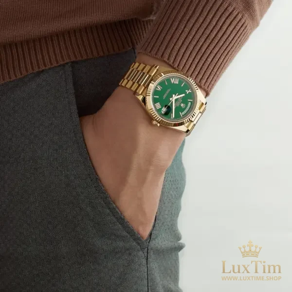 Rolex Day-Date Montre Automatique 40 mm 228238 Cadran Vert – vue 2