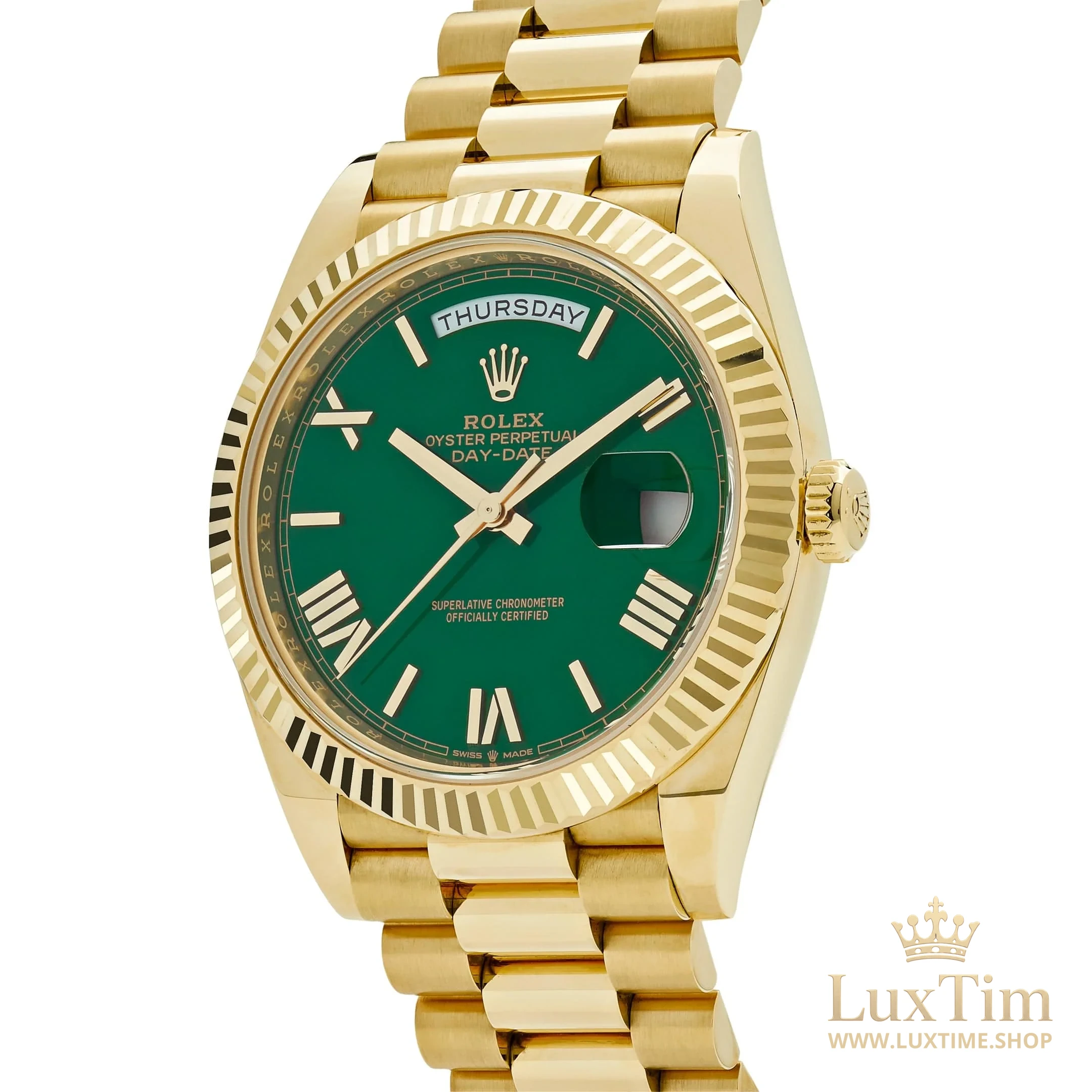 Rolex Day-Date Montre Automatique 40 mm 228238 Cadran Vert