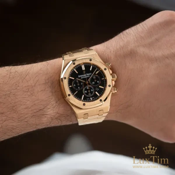 Audemars Piguet Royal Oak Chronographe Montre Automatique 41 mm 26240OR Cadran Noir – vue 2