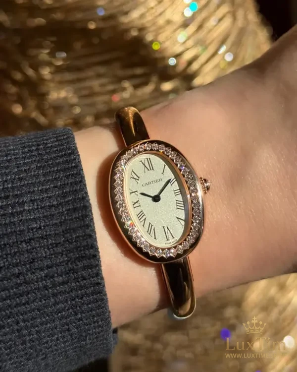 Cartier Baignoire Serti de Pierres
