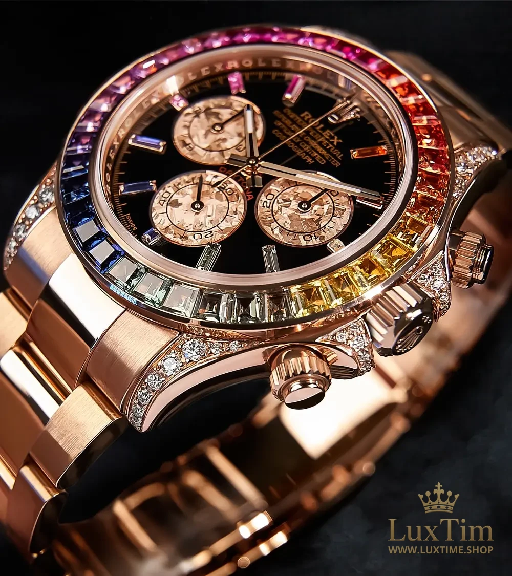 Rolex Daytona 116595RBOW Rainbow, cadran pavé