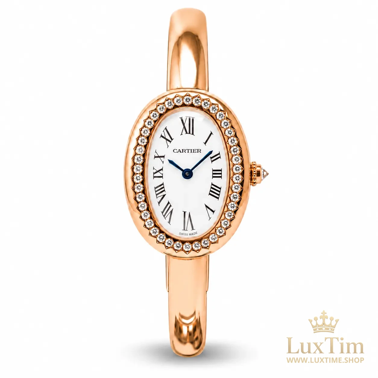Cartier Baignoire Serti de Pierres